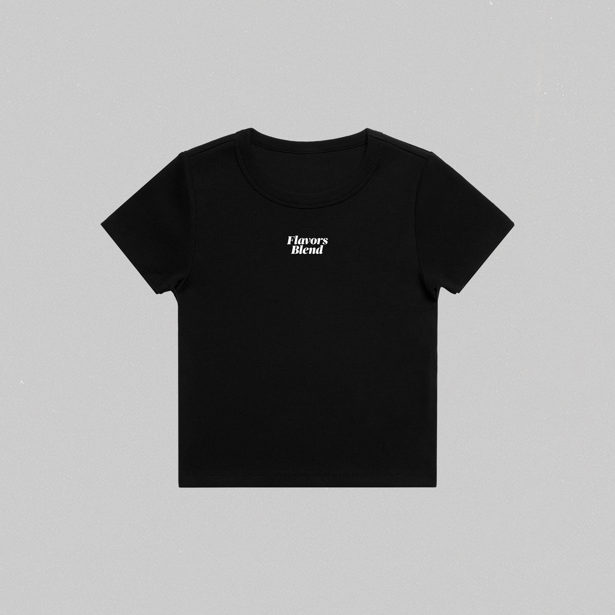 SLIM FIT BABY LOGO TEE // BLACK