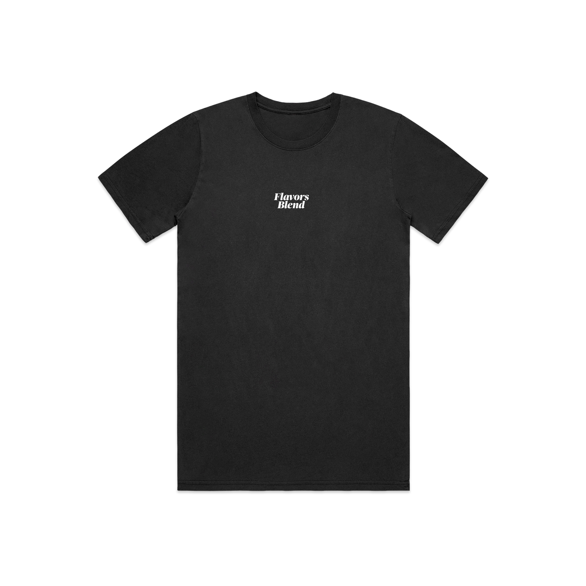 RELAXED FIT GARMENT WASHED LOGO TEE // VINTAGE BLACK
