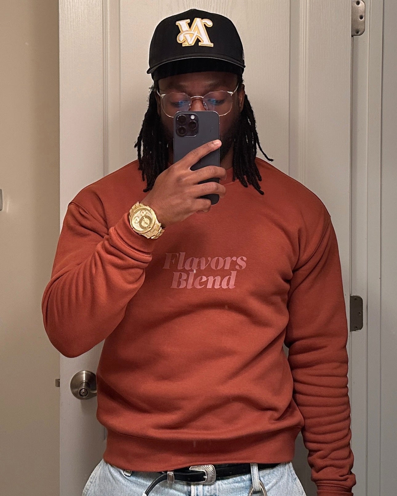 TONAL HOODIE - BURNT ORANGE