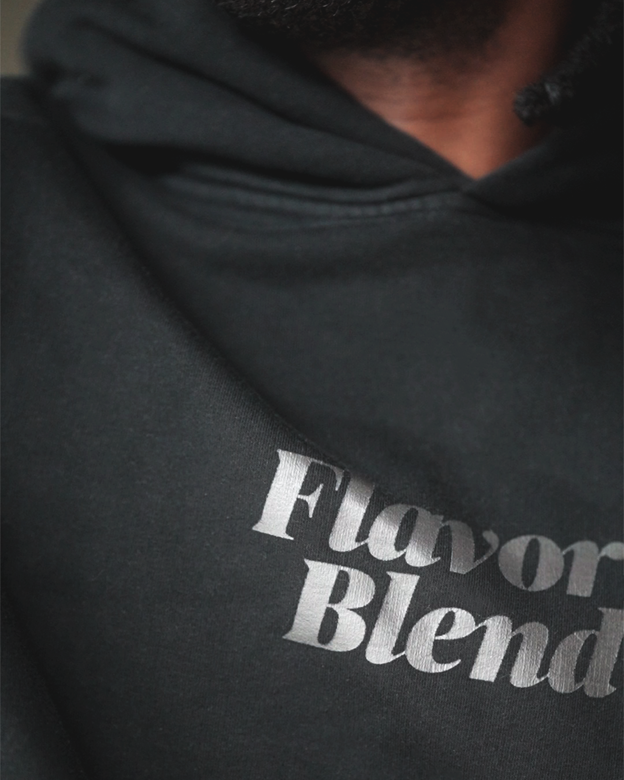 TONAL HOODIE - BLACK