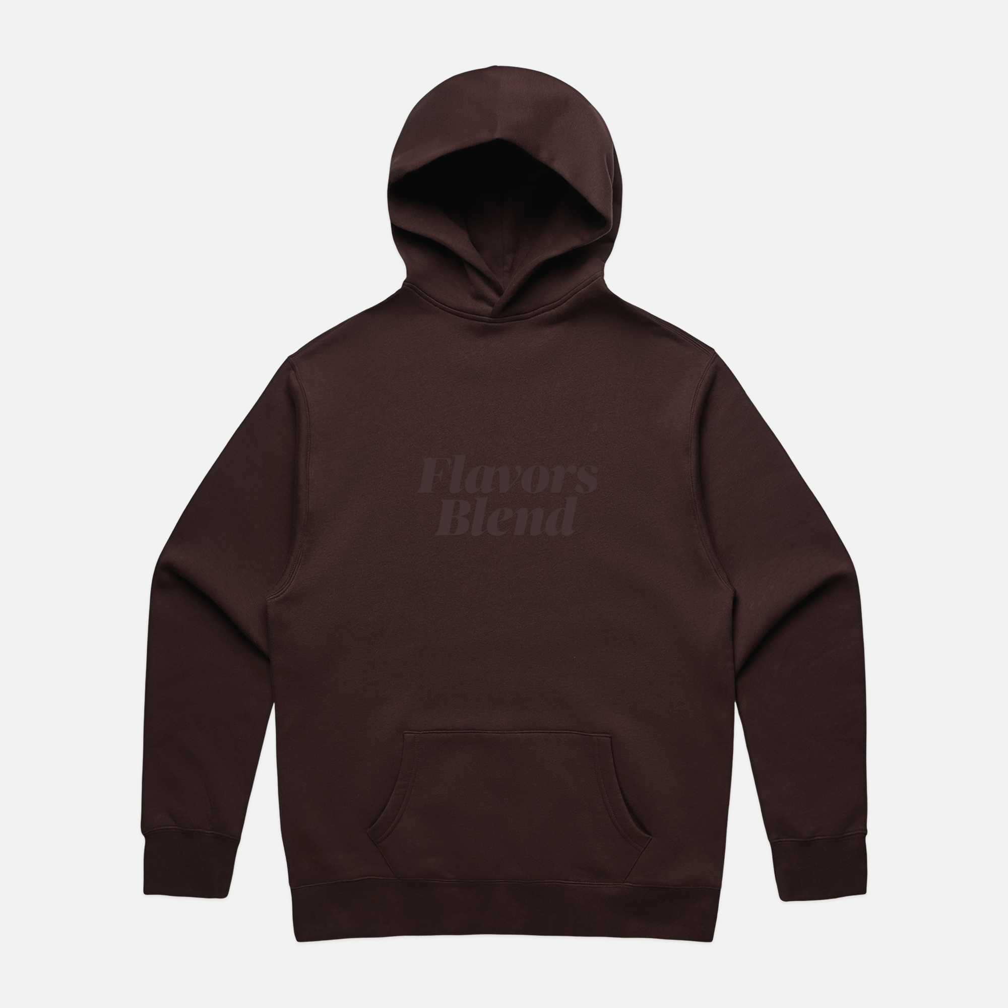 TONAL HOODIE - BROWN