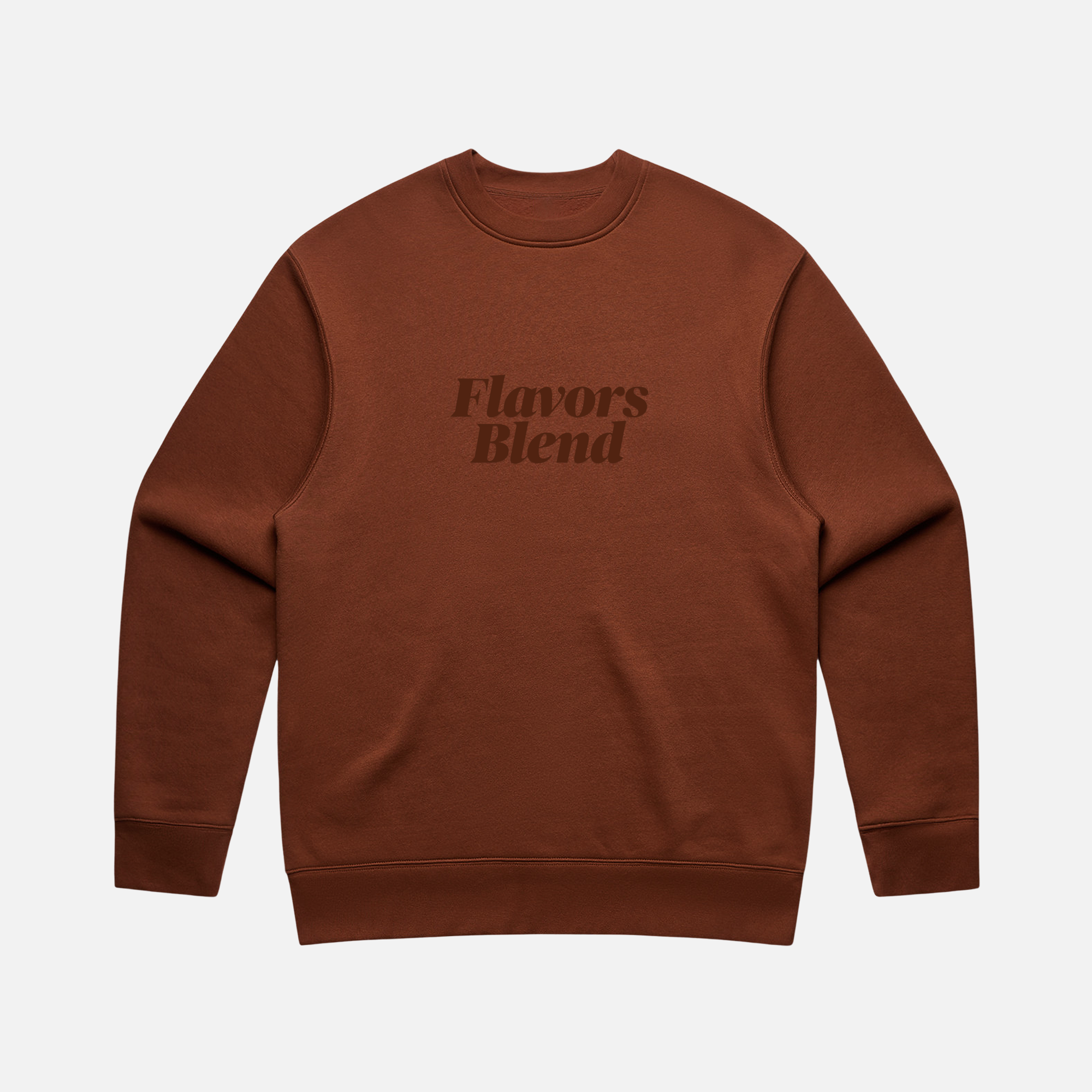 TONAL CREWNECK - BURNT ORANGE