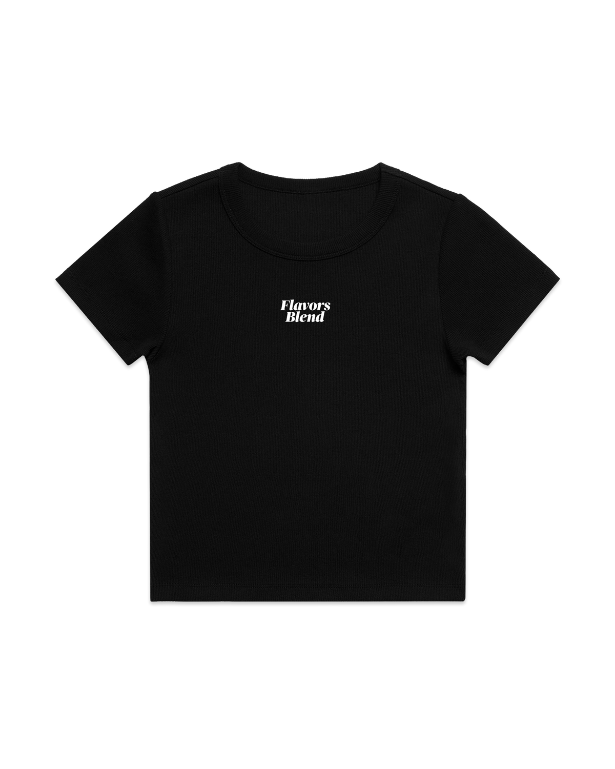 BLACK LOGO BABY TEE