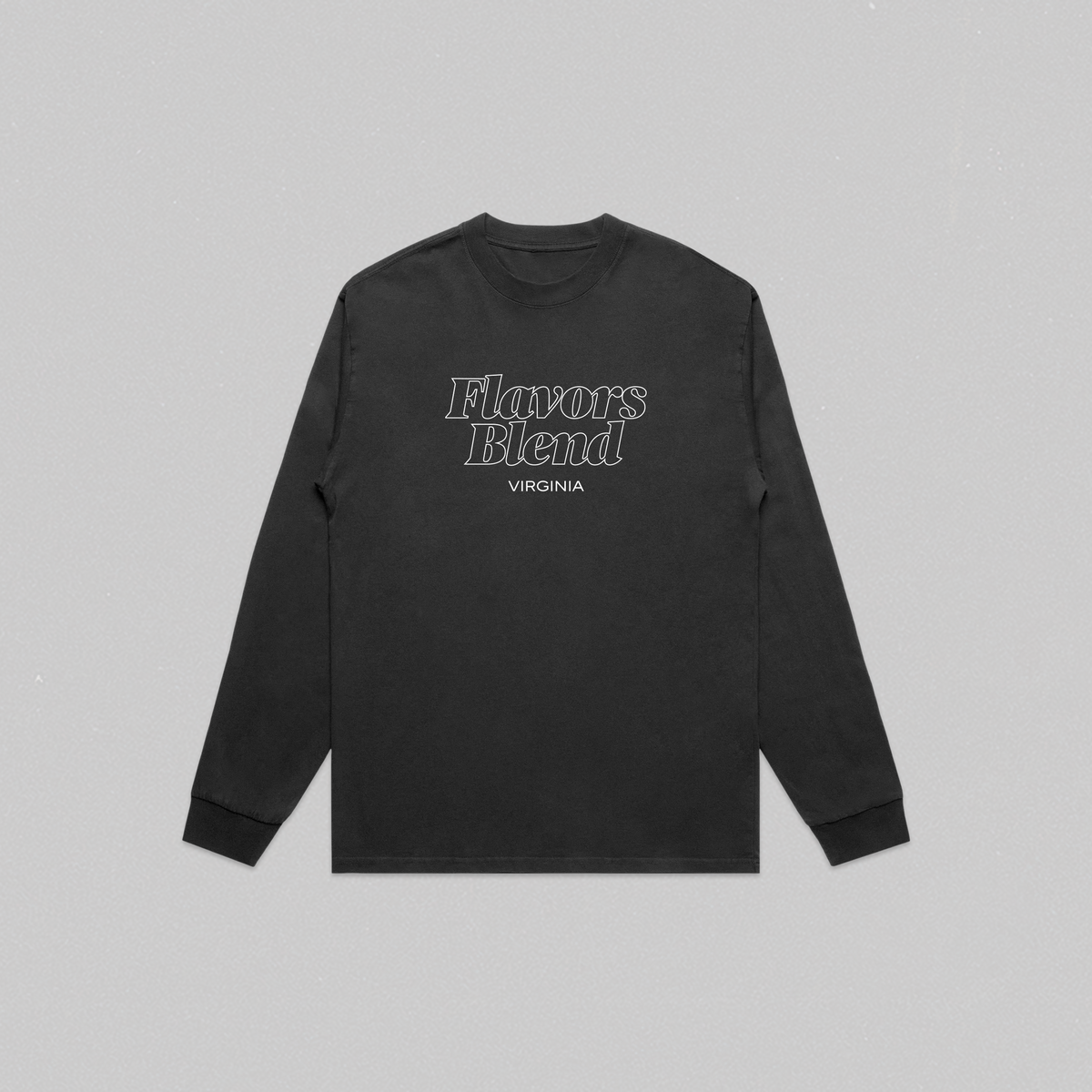 RELAXED FIT HEAVYWEIGHT LOGO TEE // BLACK