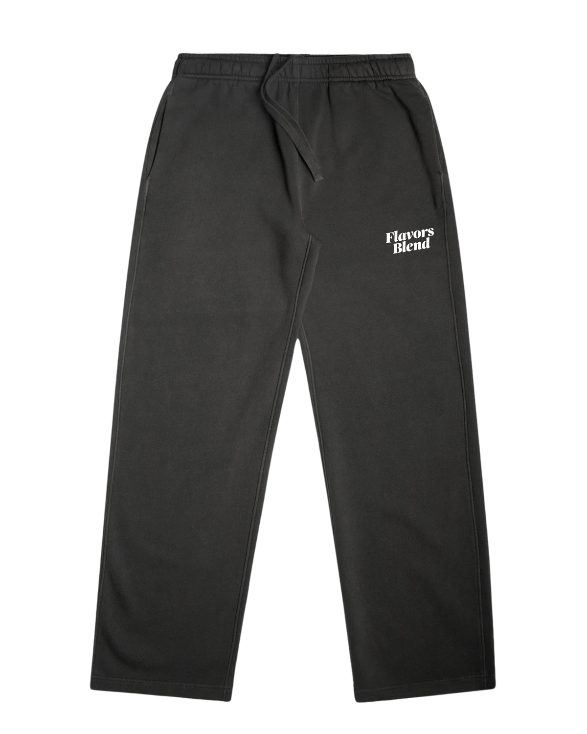 VINTAGE BLACK LOGO WIDE LEG SWEATPANTS