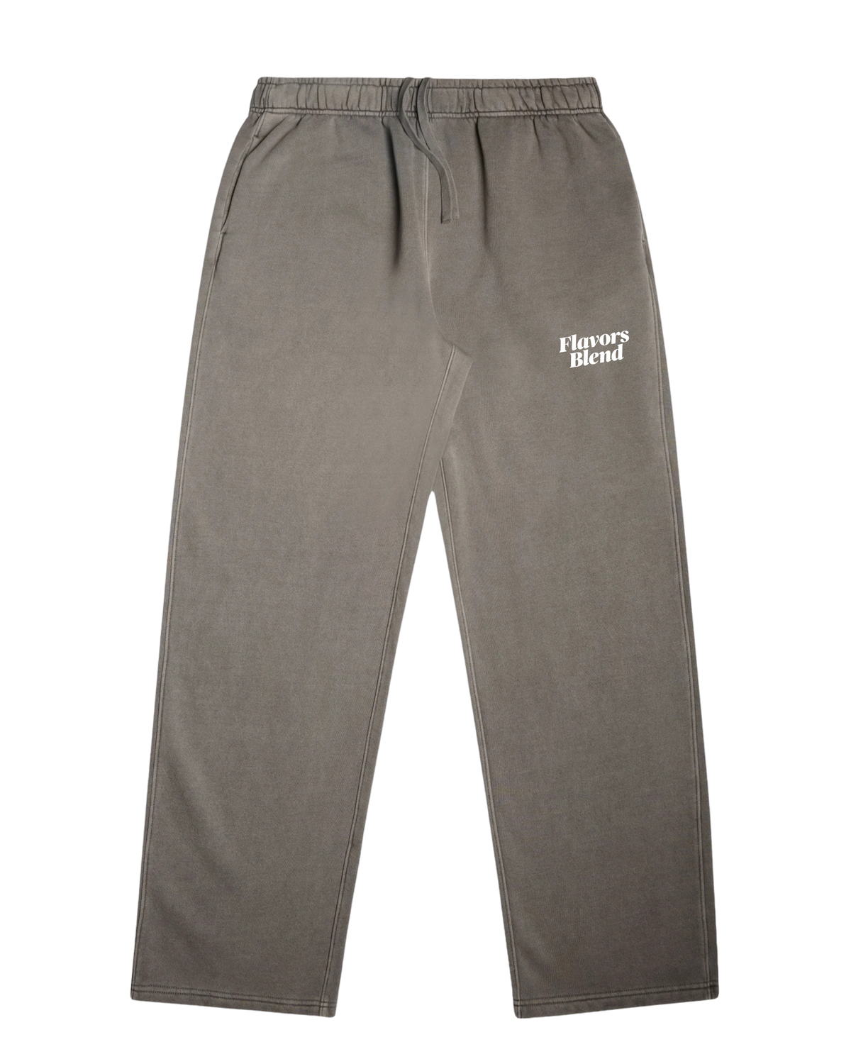 VINTAGE GREY LOGO WIDE LEG SWEATPANTS