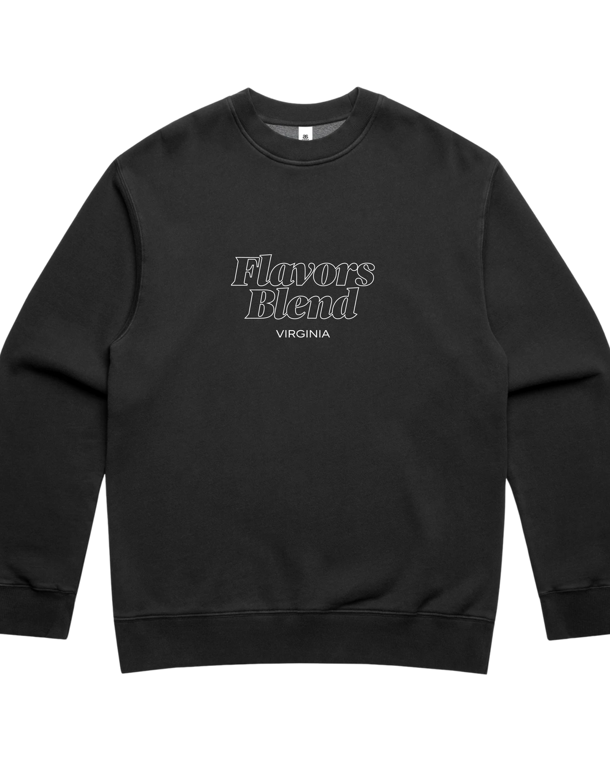 VINTAGE BLACK LOGO VA CREWNECK SWEATSHIRT