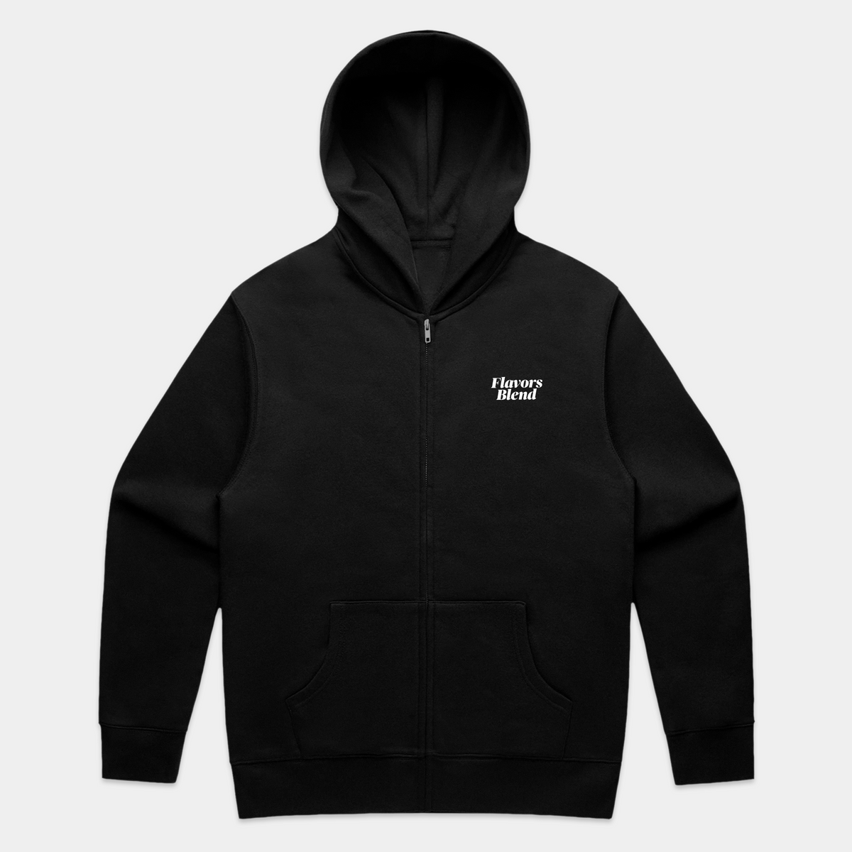 PRIME FULL ZIP SWEATSHIRT - BLACK